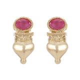 Aarita 22k Gold Plated South Earcuff