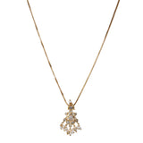 Gemstone Gargi 22k Gold Plated Pendant Set