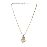 Gemstone Gargi 22k Gold Plated Pendant Set
