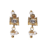 Gemstone Gargi 22k Gold Plated Pendant Set