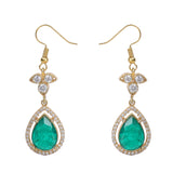 Gemstone Gaurika 22k Gold Plated Pendant Set
