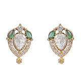 Gemstone Fulmati 22k Gold Plated Pendant Set