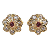 Gemstone Harita 22k Gold Plated Pendant Set