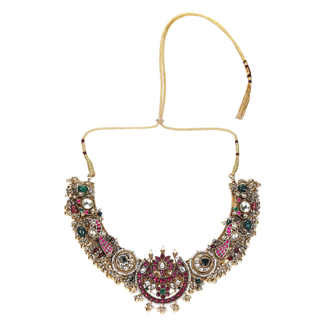 Sankranti Aruna Necklace set