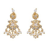 Gemstone Deepali 22k Gold Plated Necklace Set