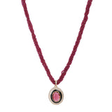 Gemstone Jaanvi 22k Gold Plated Pendant