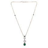Gemstone navya 22k Gold Plated Pendant