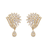 Gemstone Haarika 22k Gold Plated Pendant Set