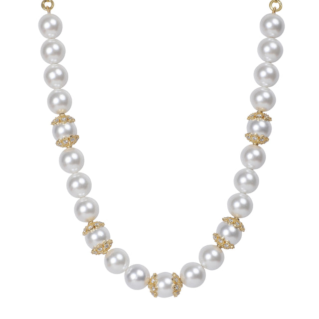 Gemstone Kalika 22k Gold Plated Pendant Set