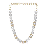 Gemstone Kalika 22k Gold Plated Pendant Set