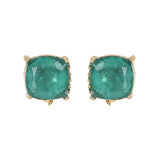 Gemstone Kajri 22k Gold Plated Pendant Set