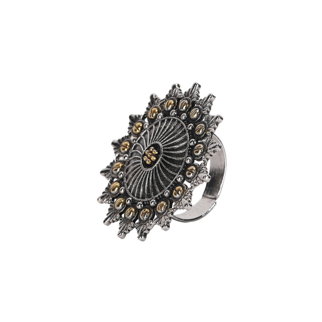 Sankranti Flower Gold/Silver Ring