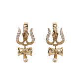 22k Gold Plated Tarika Trishul Earcuff