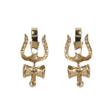 22k Gold Plated Tarika Trishul Earcuff