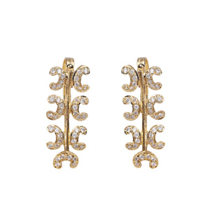 22k Gold Plated Taru Spinal Earcuff