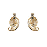 22k Gold Plated Taru Paisley Earcuff