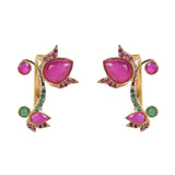 22k Gold Plated Taru Floral Earcuff