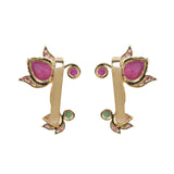 22k Gold Plated Taru Floral Earcuff