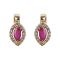 22k Gold Plated Tarika Marquise Earcuff