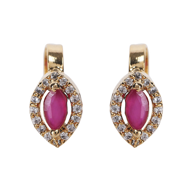 22k Gold Plated Taru Marquise Earcuff