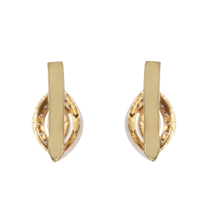 22k Gold Plated Tarika Marquise Earcuff