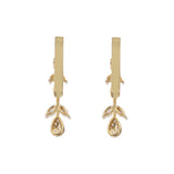 22k Gold Plated Tarika Drop Earcuff
