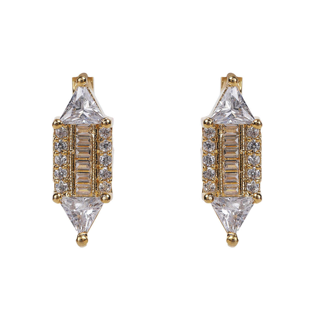 22k Gold Plated Tarika Obelisk Earcuff