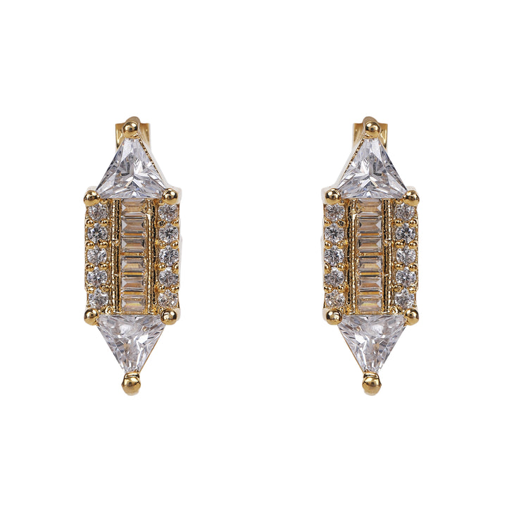 22k Gold Plated Tarika Obelisk Earcuff