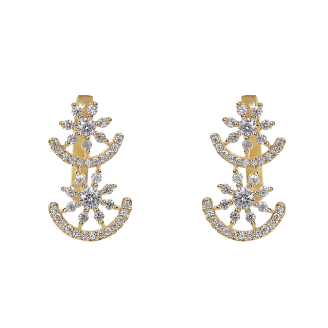 22k Gold Plated Taru Galaxy Earcuff