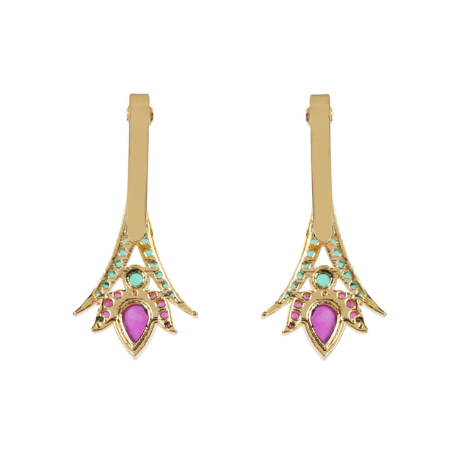 22k Gold Plated Taru Lotus Earcuff