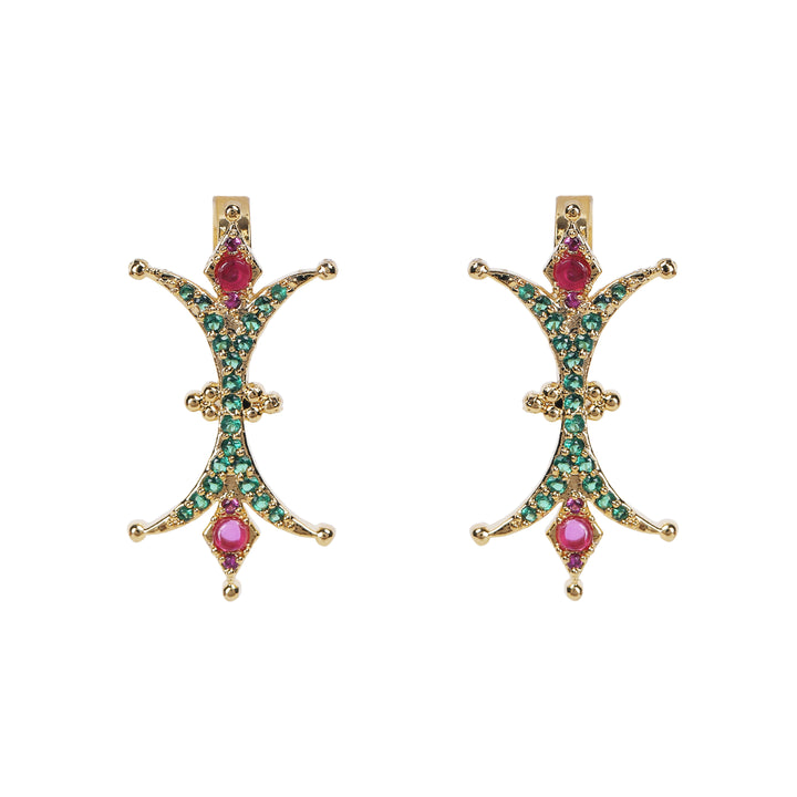 22k Gold Plated Tarika Crest Earcuff