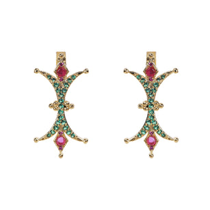 22k Gold Plated Taru Crest Earcuff