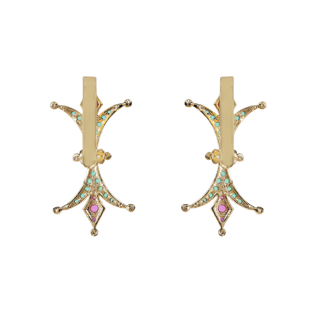 22k Gold Plated Tarika Crest Earcuff