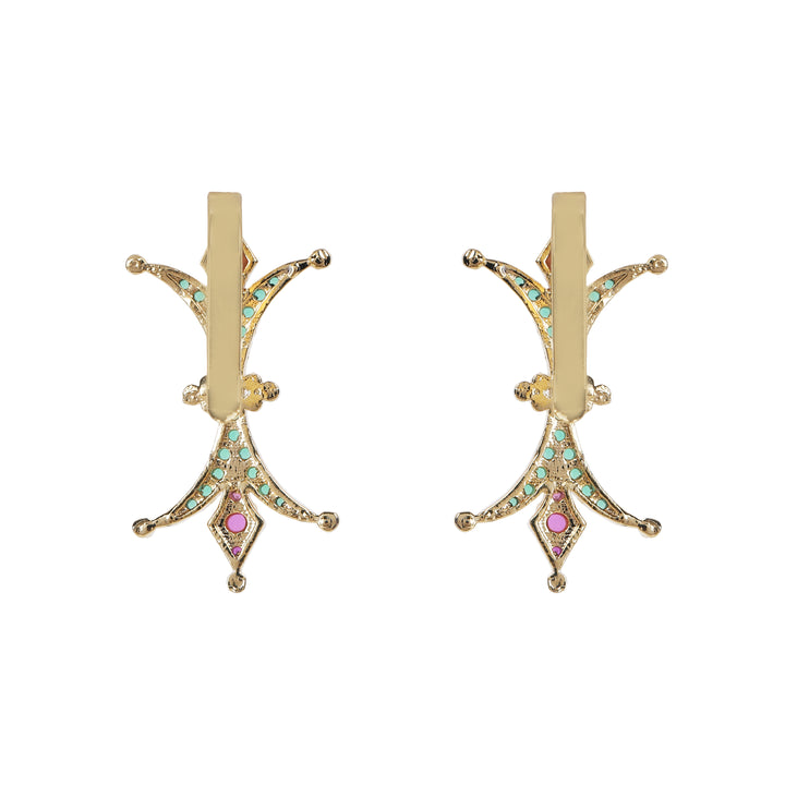 22k Gold Plated Tarika Crest Earcuff