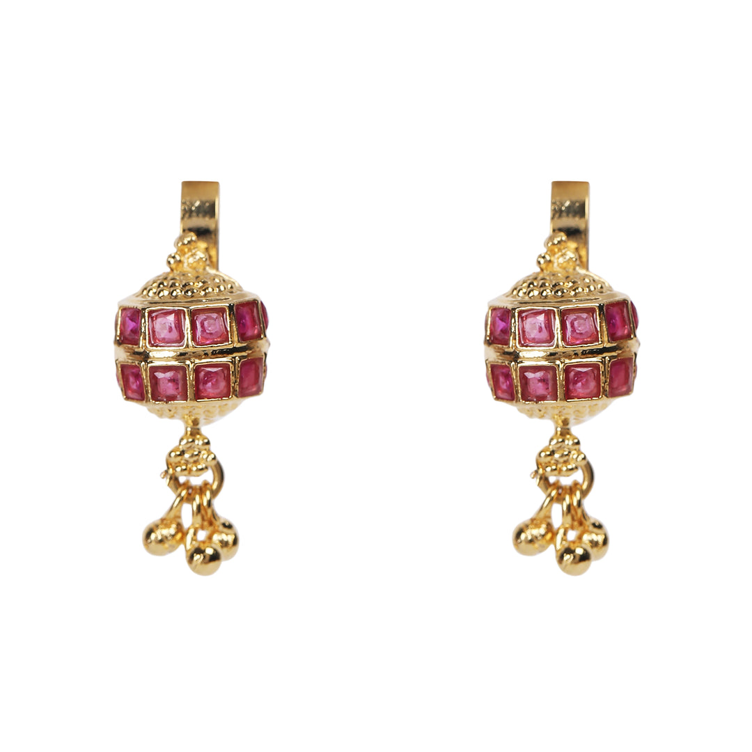 Dahlia 22k Gold Plated South Earcuff