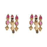 Rebecca 22k Gold Plated South Earcuff