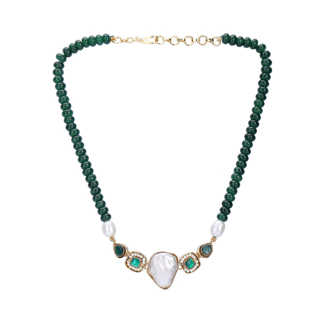 22k Gold Plated Divyam Zuleya Necklace Set