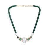 22k Gold Plated Divyam Zuleya Necklace Set