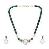 22k Gold Plated Divyam Zuleya Necklace Set