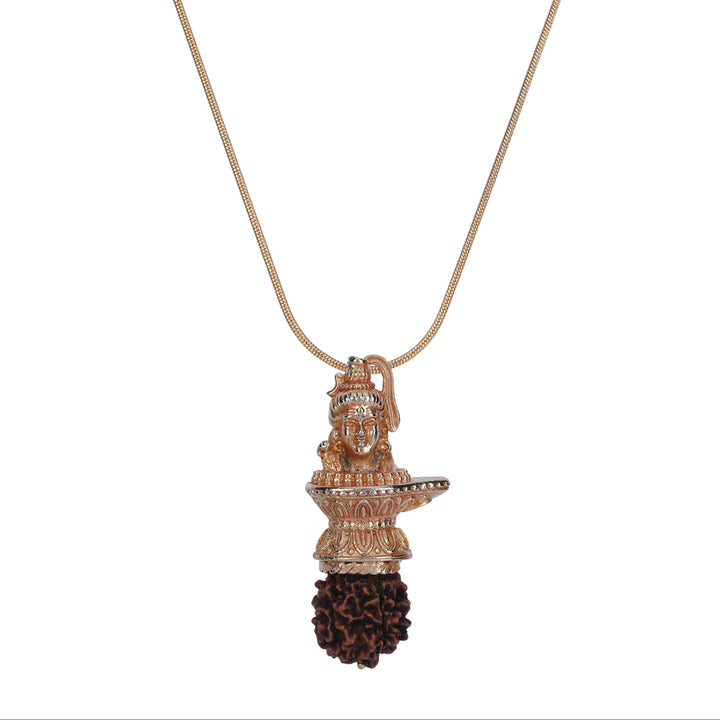 22k Gold Plated Ishvara Rudra Pendant