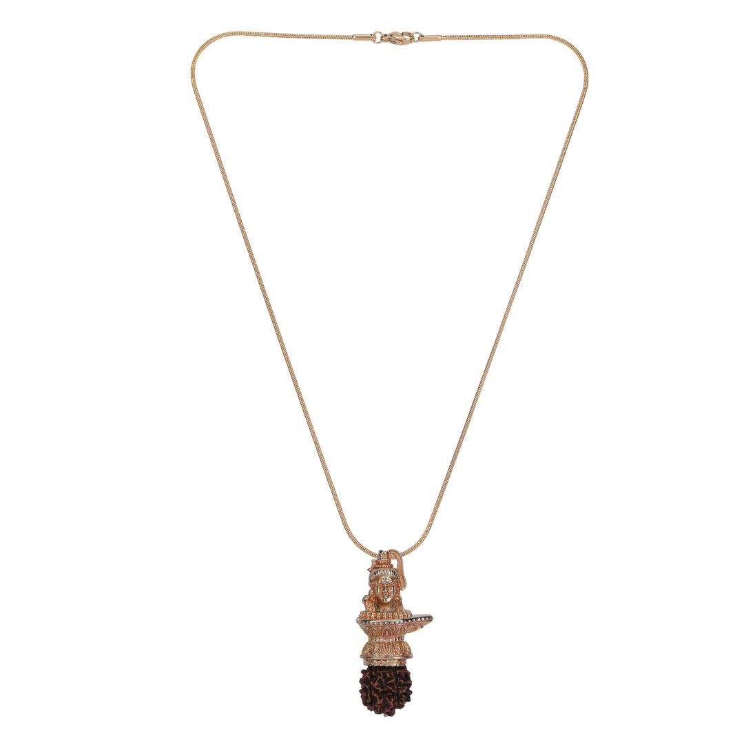 22k Gold Plated Ishvara Rudra Pendant