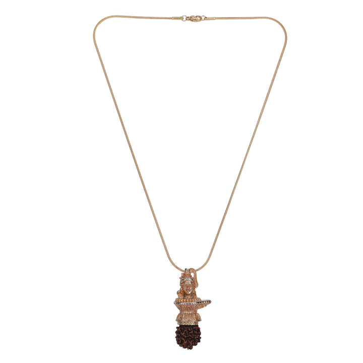 22k Gold Plated Ishvara Rudra Pendant