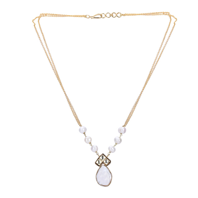 22k Gold Plated Divyam Naveli Necklace Set