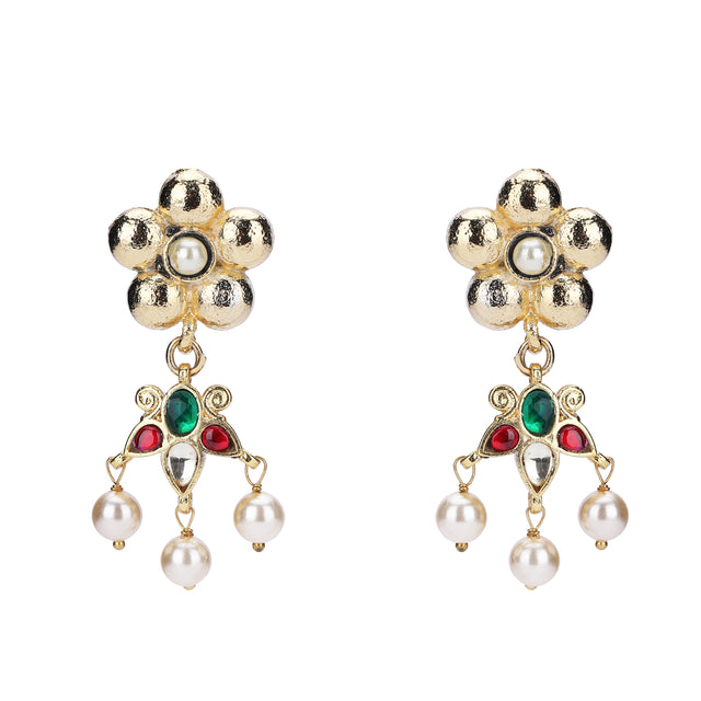 22k Gold Plated Divyam Dhrina Pendant Set