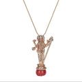 22k Gold Plated Ishvara Yajna Pendant