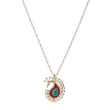 22k Gold Plated Divyam Dhrina Pendant Set