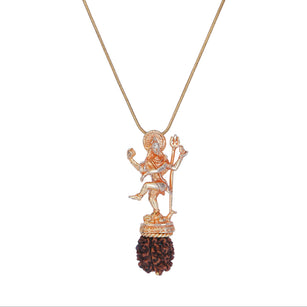 22k Gold Plated Ishvara Veera Pendant