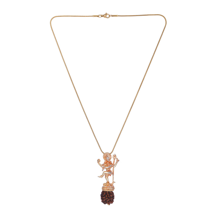 22k Gold Plated Ishvara Veera Pendant