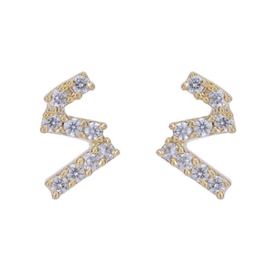 22k Gold Plated Ziya Cosmo Studs