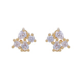 22k Gold Plated Ziya Amber Studs